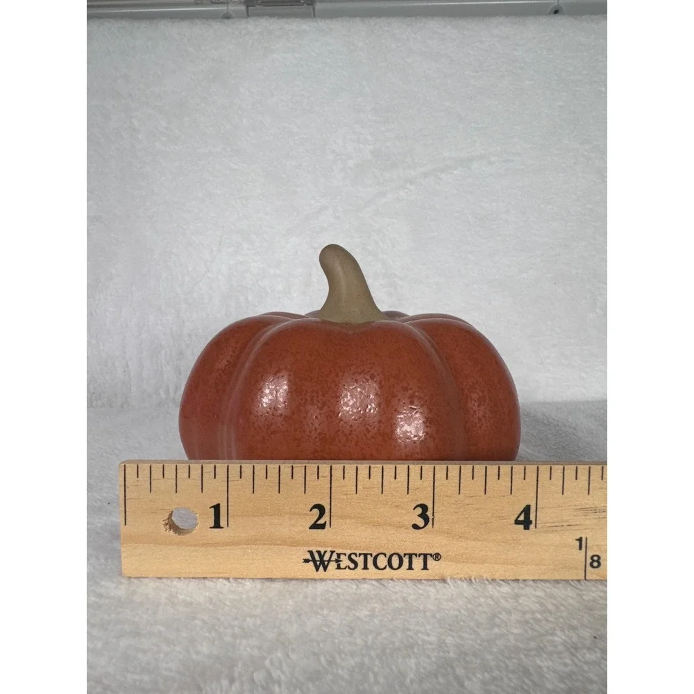 Threshold Pumpkin Figural Home Decor OS Terracotta Excellent Glazed Ceramic